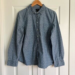 J. Crew Blue button down shirt